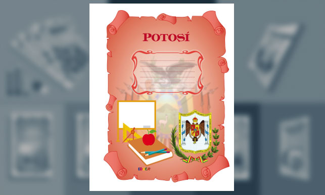 Carátula del Departamento de Potosí (tamaño carta)