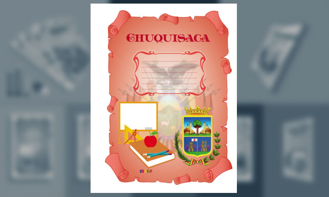 Carátula del Depto. de Chuquisaca (tamaño carta)