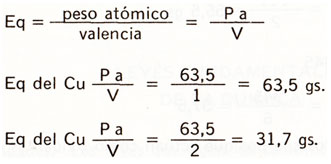 Estequiometria - Reglas para Calcular el peso equivalente–gramo - Educa.com.bo