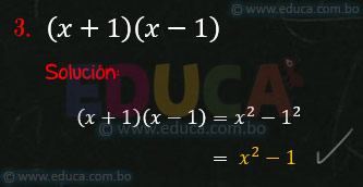 Solución - Ejercicio 68-3 - Productos notables - Algebra de Baldor