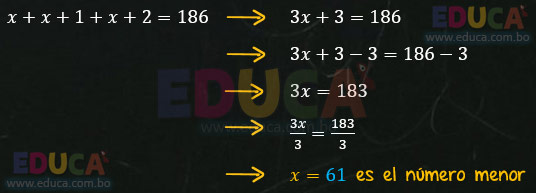 Solución - Ejercicio 82-11 - Problemas sobre ecuaciones enteras de primer grado con una incógnita - Algebra de Baldor