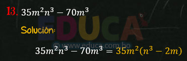 Solución - Ejercicio 89-13 - Descomposición factorial - Algebra de Baldor