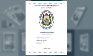 Carátula - Univ. Autónoma “Gabriel René Moreno” (UNAGRM)