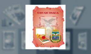 Carátula del Departamento de Chuquisaca (tamaño carpeta)