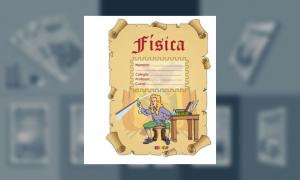 Carátula para Física (tamaño carpeta)
