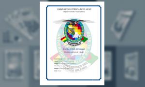 Carátula - Universidad Pública de El Alto (UPEA)