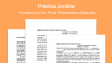 Práctica Jurídica - Memoriales - Formatos