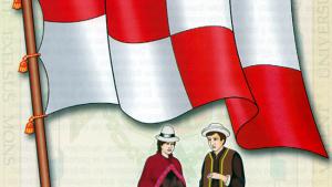 bandera y vestimenta típica de potosí