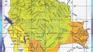 Mapa Hidrografico de Bolivia - Mapas de Bolivia