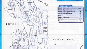 Mapa hidrográfico del Departamento de Chuquisaca - Mapas de Bolivia