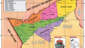 Mapa Político del Departamento de Pando - Mapas de Bolivia